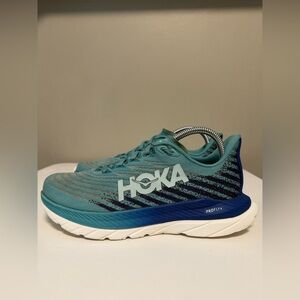 Hoka Mach 5 Blue 1127894 OMES Shoes Running Sneakers Women’s US 8 B UK 6.5